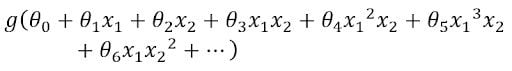 logistic regression equation