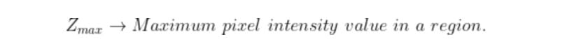 Region splitting equation.