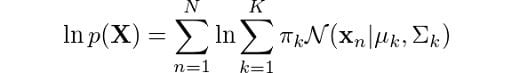 Log-likelihood equation.