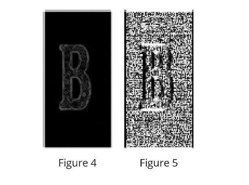 Figure 4 : Visualization of magnitude of the image "B". Figure 5 : Visualization of angle of the image "B"