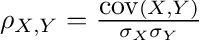 Pearson correlation coefficient equation.