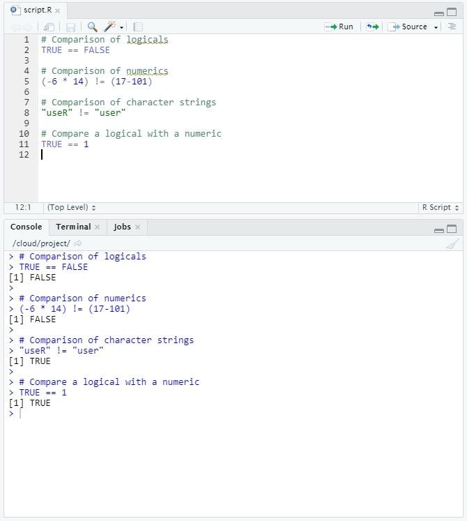 Inequality operator solution. 