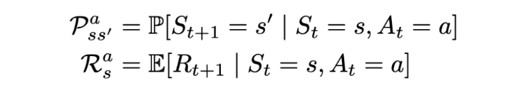 State Transition Probability and Reward in an MDP