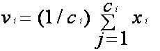 New center equation for k-means cluster