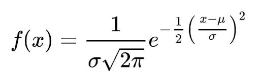 Standard deviation equation.