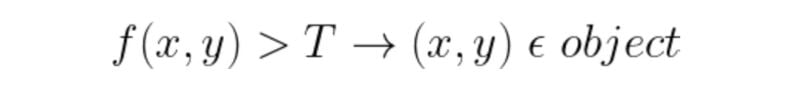 Threshold value formula. 