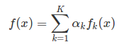 Mixture of gaussians equation.