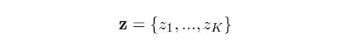 Latent variable z equation