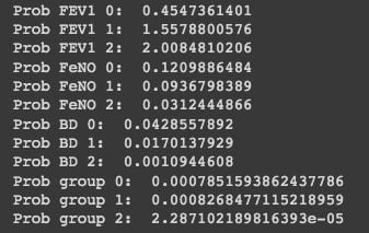 Probability distribution calculations.