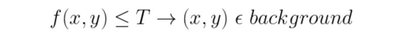 Threshold value formula.