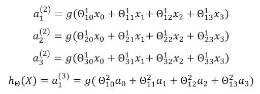 matrix of weights equation