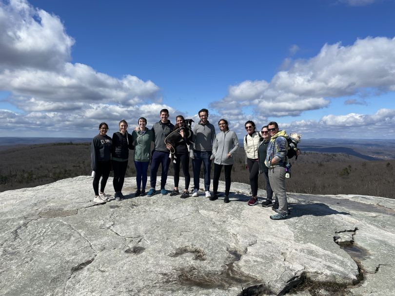 The Spring Health team hiking