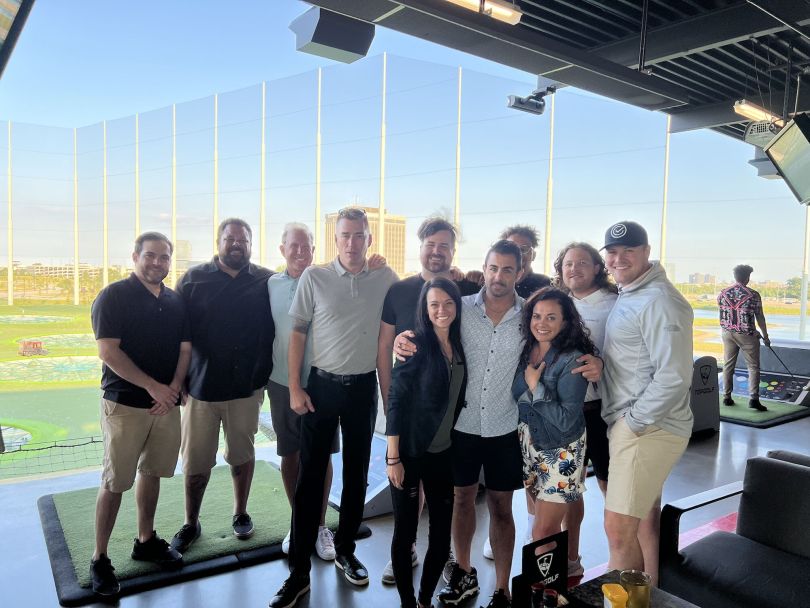 The CarAdvise team at Topgolf