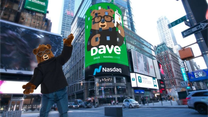 Dave mascot in Times Square