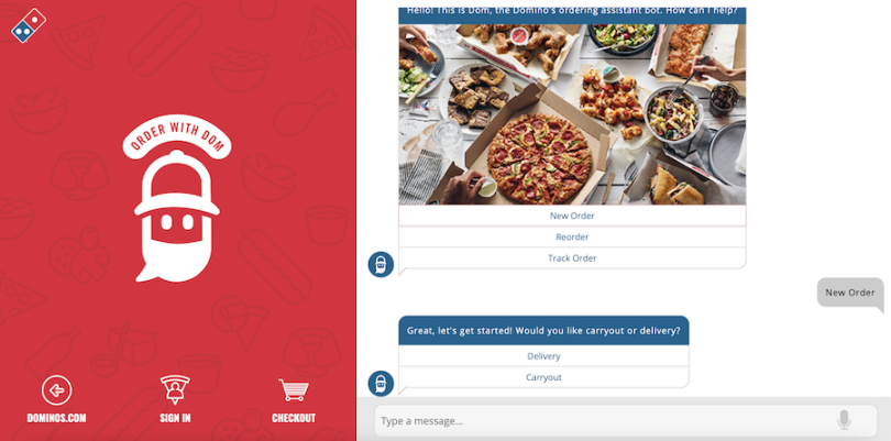 Domino's chatbot