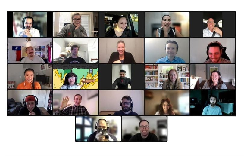 ENGAGENCY team video call