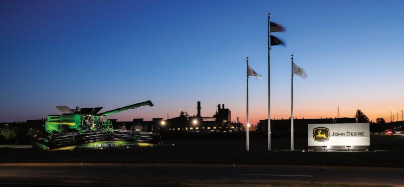 Photo of John Deere facility in East Moline, Illinois