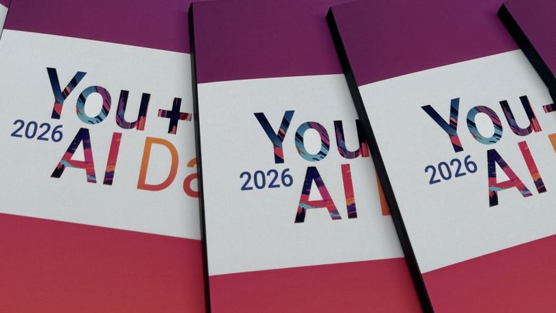 Pamphlets from an AI training at Motorola Solutions