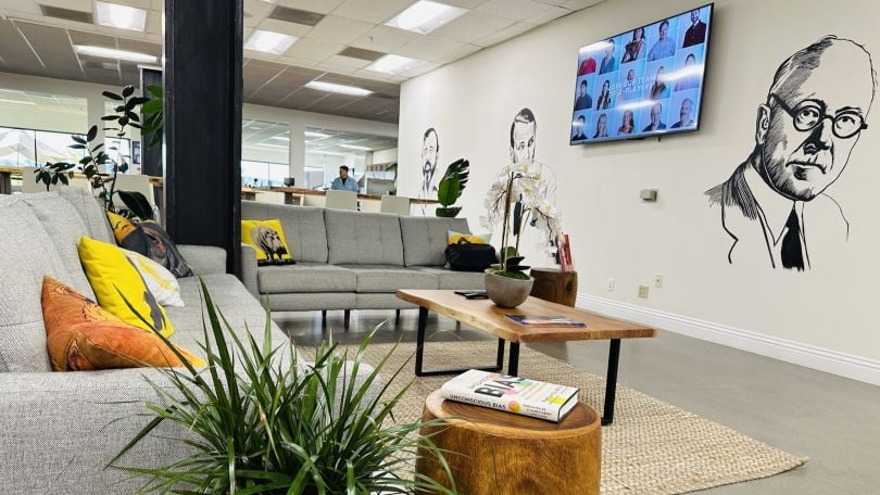 A photo of the Golden Hippo offices