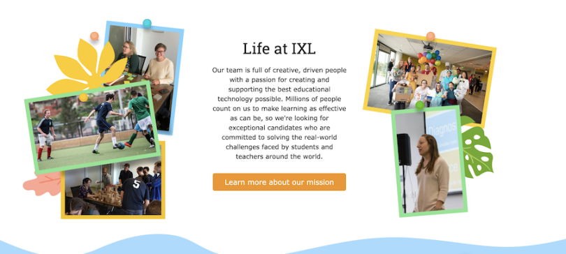 IXL Learning employer branding