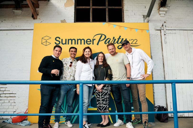 commercetools team photo at last year's summer party