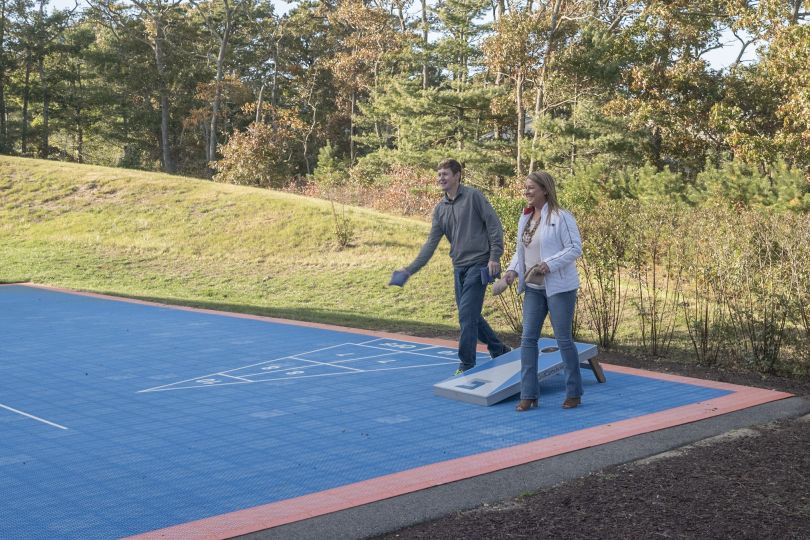 A game of bags on the CDS campus