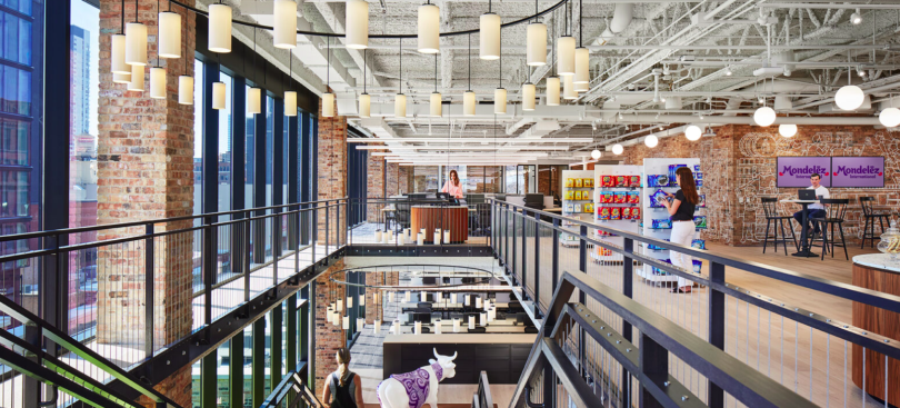 Mondelez International office in Chicago's Fulton Market District