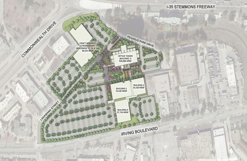 Pegasus Park layout