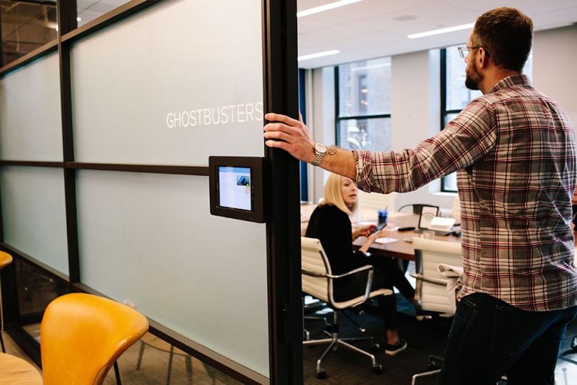 Quartet Health employees working in the office