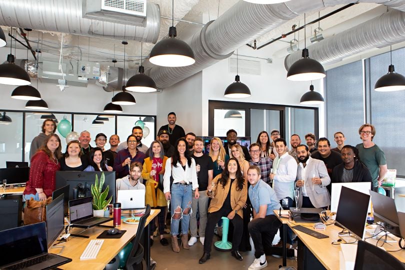 RealWorks Lab team photo in the office