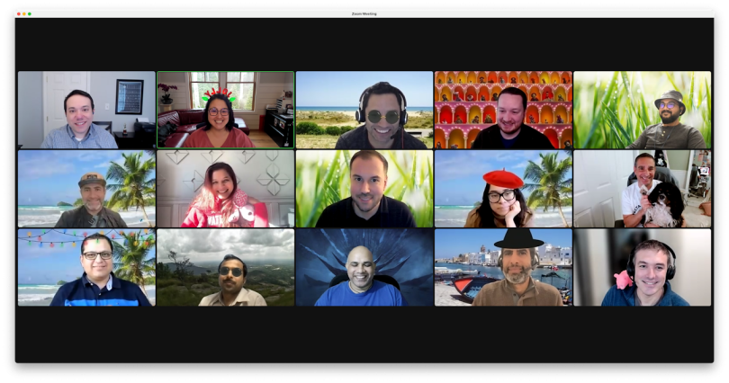 A screenshot of the Vista team