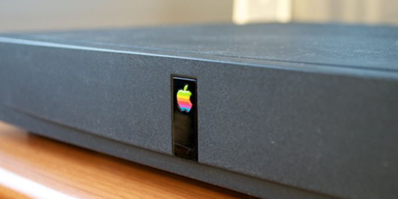 A front view of the Apple Interactive Television Box.