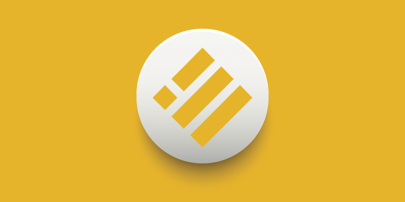 The Binance BUSD cryptocurrency logo.