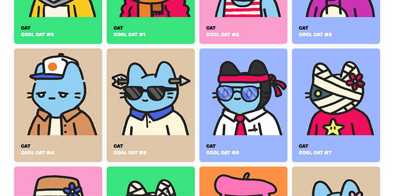 Cool Cats Nft Collection