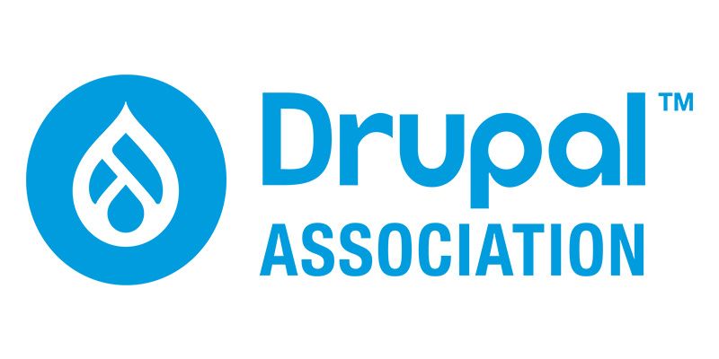 A large image of Drupal's logo.
