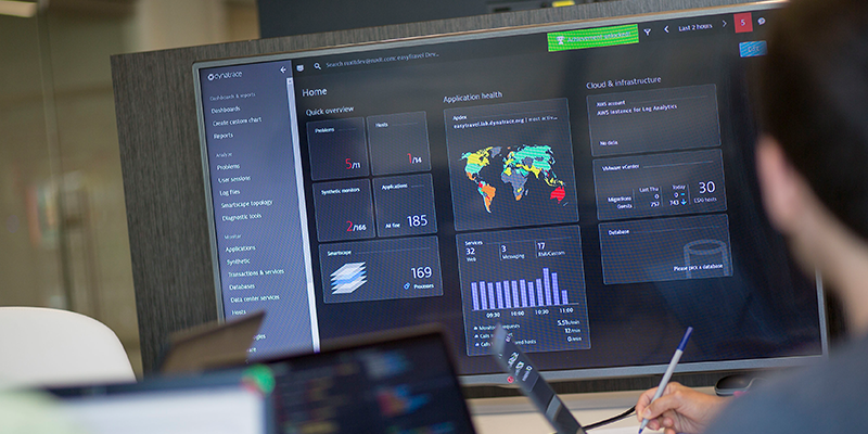 A screenshot of Dynatrace's application performance monitoring tool.