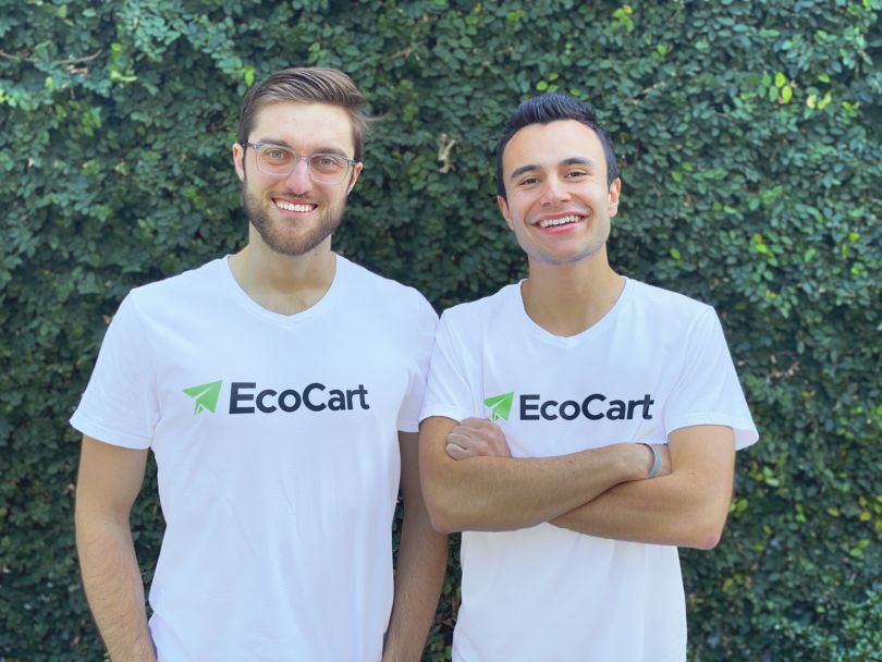 An image of two EcoCart leaders. 