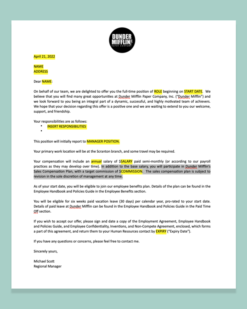 How to Write a Better Offer Letter (With Samples) | Built In