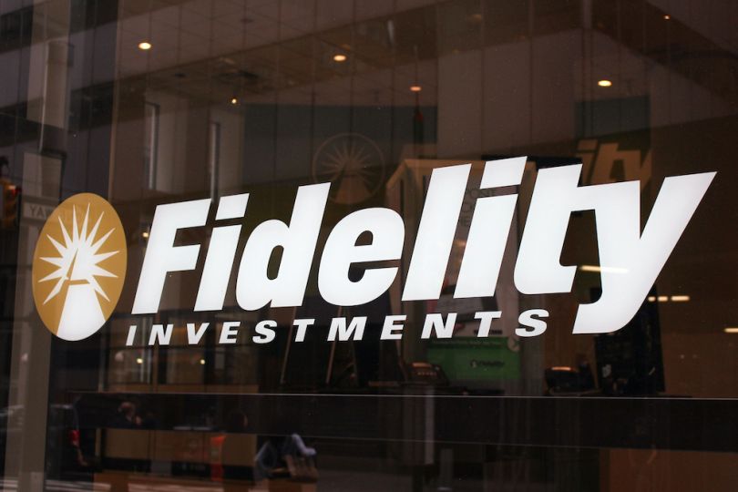 Fidelity Investments sign