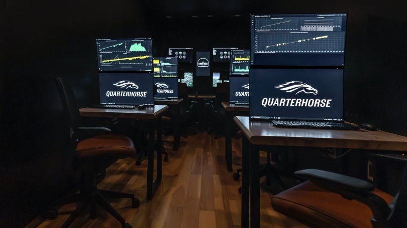 A look inside the Quarterhorse team’s office.