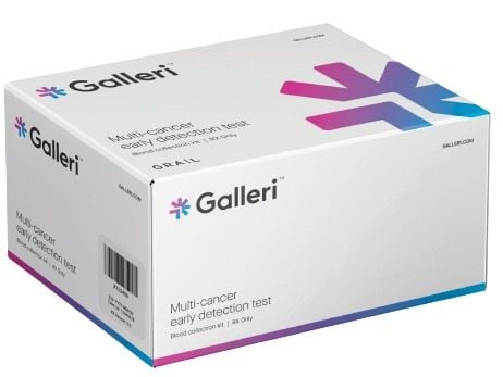 Box containing the Galleri test