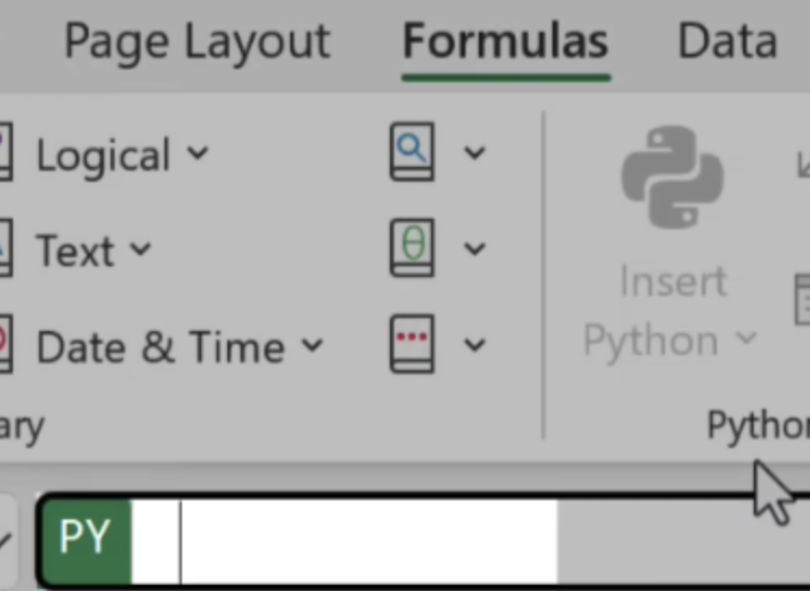 You can now use Python in Microsoft Excel