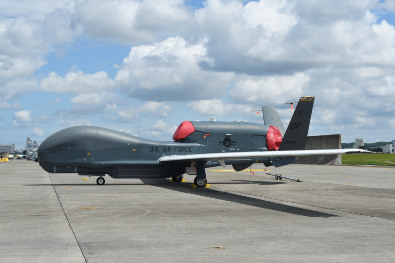 the Global Hawk large drone and UAS