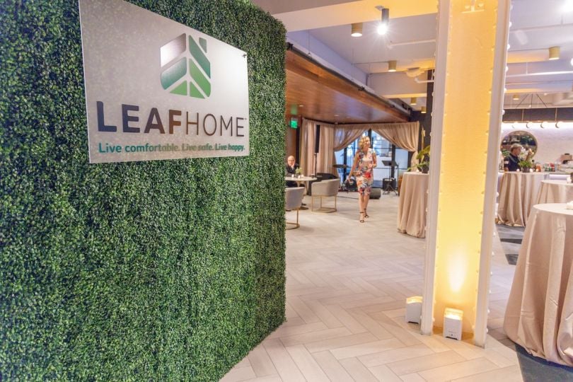 A look inside Leaf Home’s welcoming office. 