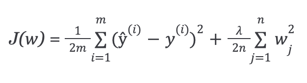 Linear regression error function