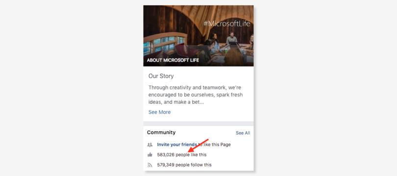 microsoft-facebook-post-recruitment-marketing-example