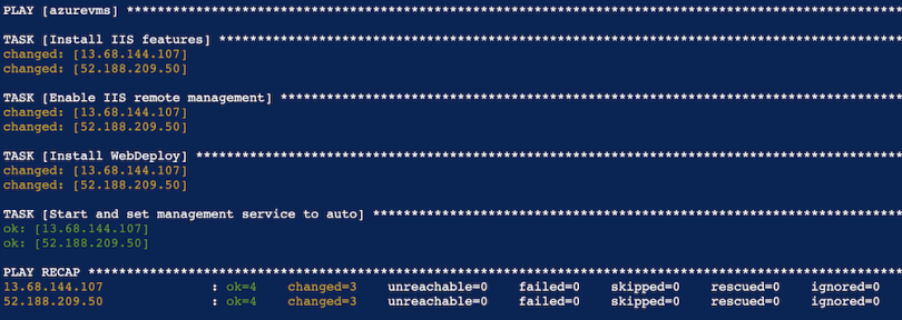 Screenshot of Ansible