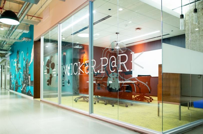 Braintree conference room with glass walls