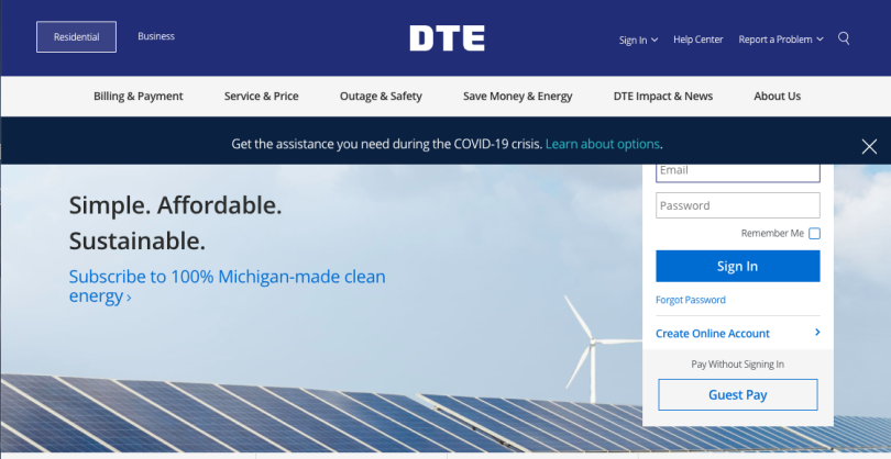 DTE Energy Detroit Based Companies