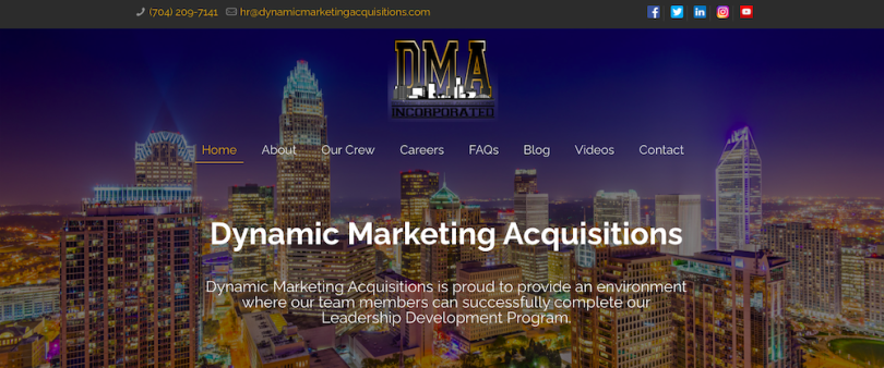 Dynamic Marketing Acquisitions marketing agency Charlotte NC